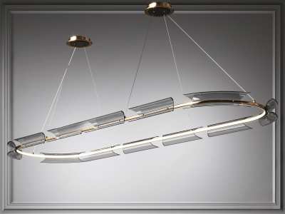 现代吊灯3D模型下载